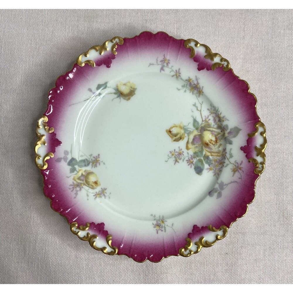 Antique Limoges France Tressemann and Vogt (T&V) Plate Excellent Vintage